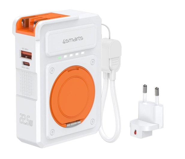 4smarts Ładowarka hybrydowa 6w1 USB-C/USB-A PD Powerbank 10000 mAh - 1512659 - zdjęcie